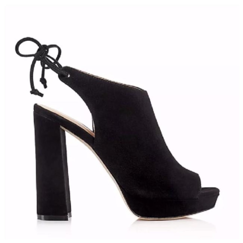 Pour La Victoire Yanna Suede Booties Sandals Sz 10